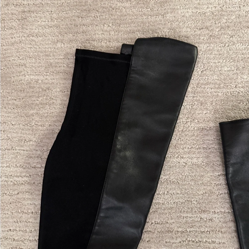 STUART WEITZMAN 5050 leather over knee Boots 6.5